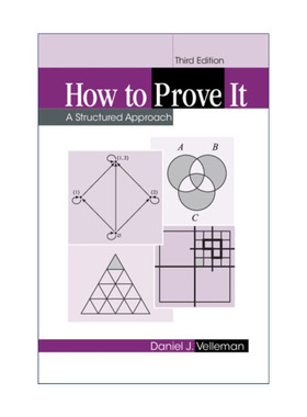英文原版 How to Prove It 怎样证明数学题 Daniel J. Velleman 英文版 进口英语原版书籍