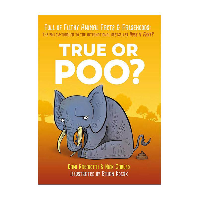 英文原版 True or Poo 动物奇葩说 关于屎尿屁的那些真真假假的流言 科普百科读物 英文版 进口英语原版书籍