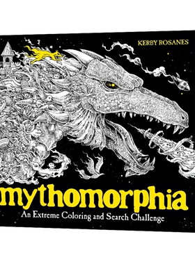 Mythomorphia 英文原版 神话形象 填色书 英文版