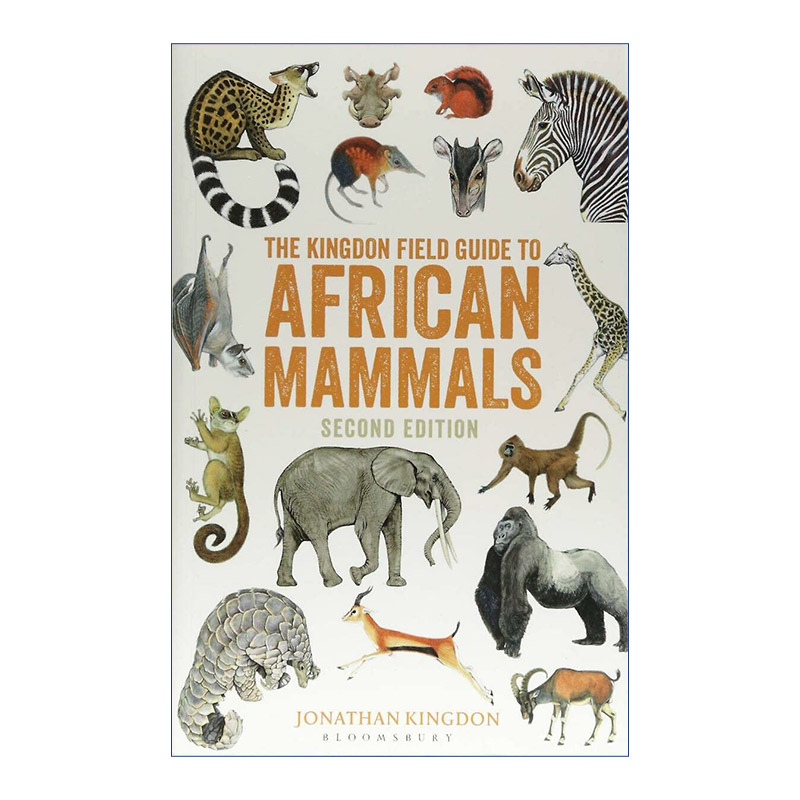 英文原版 The Kingdon Field Guide to African Mammals 非洲哺乳动物野外指南 英文版 进口英语原版书籍