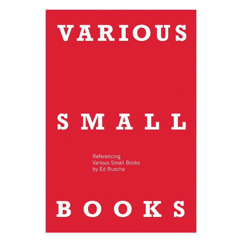 英文原版 Various Small Books The MIT Press 各种小书 致敬埃德·拉斯查 摄影艺术 Jeff Brouws 精装 英文版 进口英语原版书籍