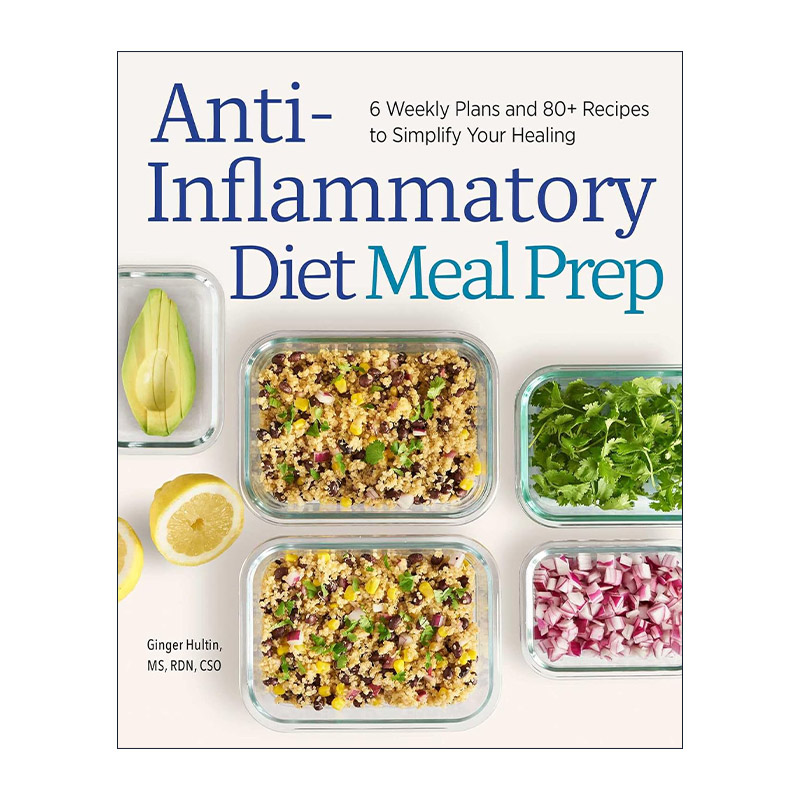 英文原版 Anti-Inflammatory Diet Meal Prep 抗炎饮食准备 英文版 进口英语原版书籍