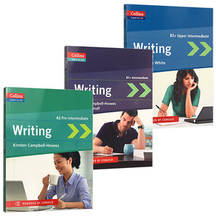 中高级 英文原版 Writing 生活英语写作3本组套 写作指导工具书 进口原版 for 剑桥三级FCE考试 English 书籍 Life 英文版 初级中级