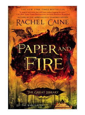 英文原版 Paper and Fire The Great Library 02 大图书馆系列2 纸张与火焰 青少年奇幻小说 Rachel Caine 英文版进口英语原版书籍