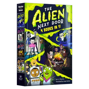 Next 书籍 进口英语原版 The Alien 隔壁 Door 英文版 英文原版 books 外星人4合1