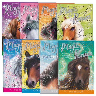 英文原版 Magic Ponies 魔法小马系列1-8册 儿童章节桥梁书 Angela Swan 英文版 进口英语原版书籍