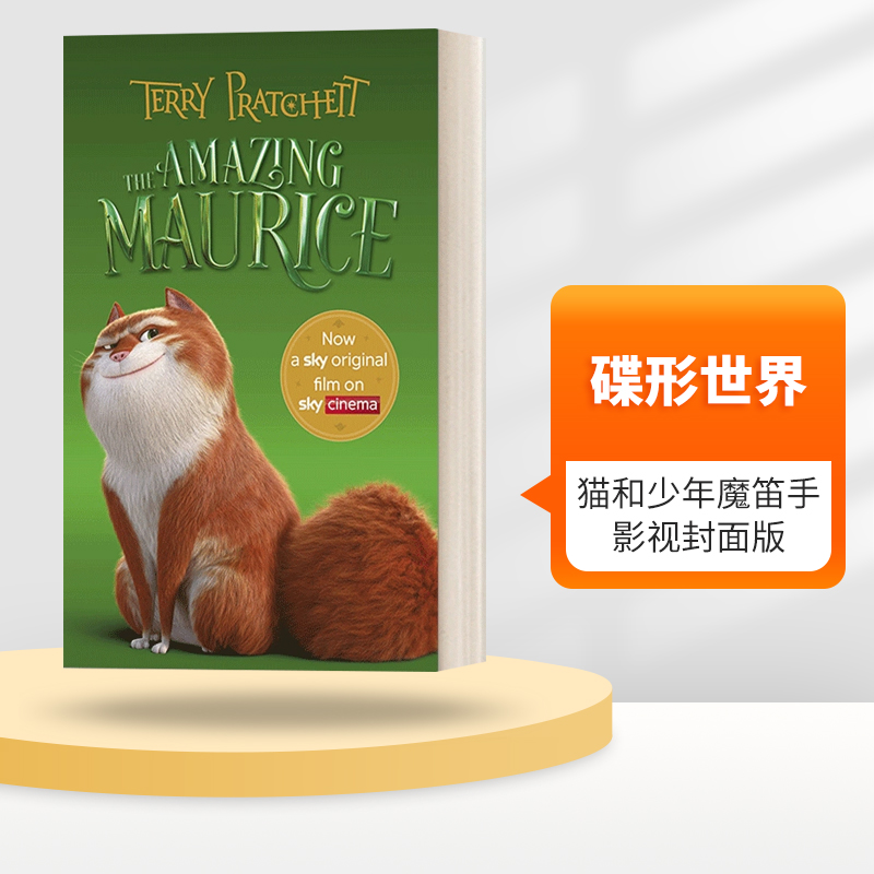 英文原版碟形世界猫和少年魔笛手