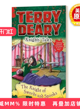 英文原版 Knights' Tales The Knight of Swords and Spooks 骑士传说 剑与幽灵骑士 英文版 进口英语原版书籍儿童全英语书