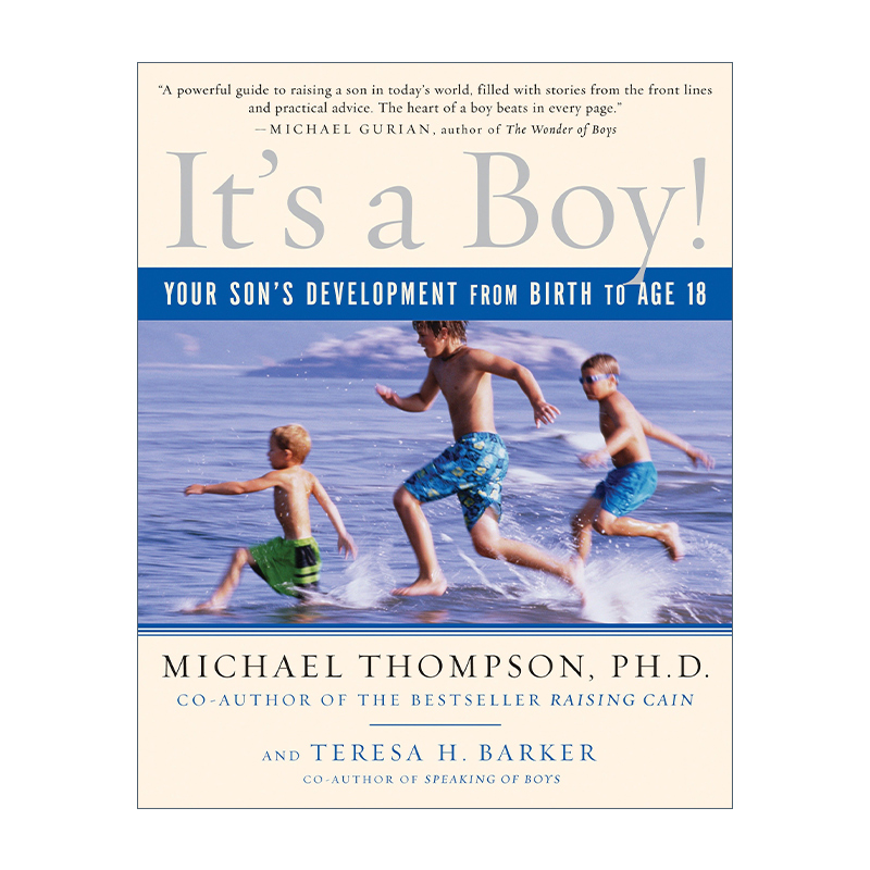 英文原版 It's a Boy 男孩养育指南 家庭教育 Michael Thompson 英文版 进口英语原版书籍