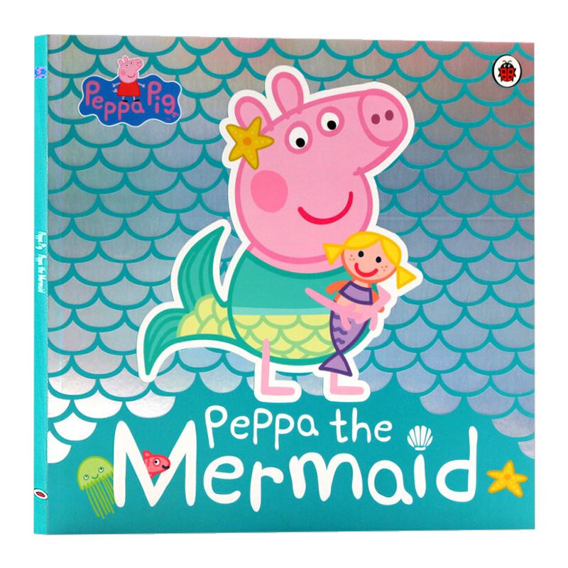 小猪佩奇美人鱼英文原版 Peppa Pig Peppa the Mermaid粉红猪小妹平装英文版儿童英语启蒙图画故事书进口原版书籍