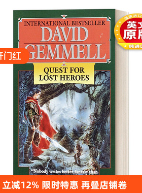 英文原版 Quest for Lost Heroes Drenai Saga Series 04 德莱尼传奇系列4 寻找失落的英雄 奇幻动作冒险小说 英文版 进口英语书籍