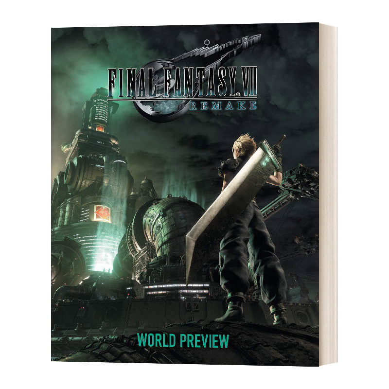 英文原版 Final Fantasy VII Remake World Preview 最终幻想7 重制版 精装艺术集 英文版 进口英语原版书籍