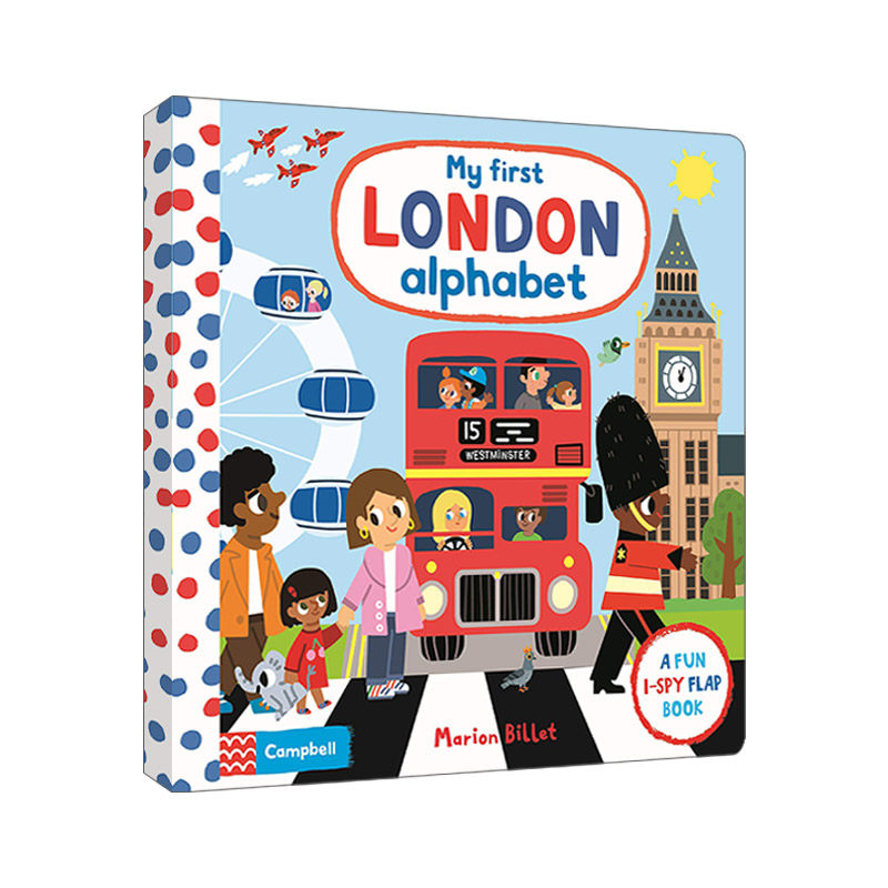 英文原版 My First London Alphabet 伦敦字母表 低幼启蒙认知学单词 英文版 进口英语原版书籍