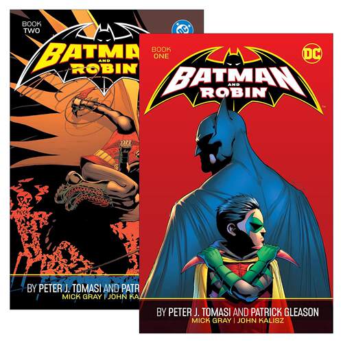 英文原版 Batman and Robin by Peter J. Tomasi and Patrick Gleason 蝙蝠侠与罗宾2册 DC漫画 英文版 进口英语原版书籍
