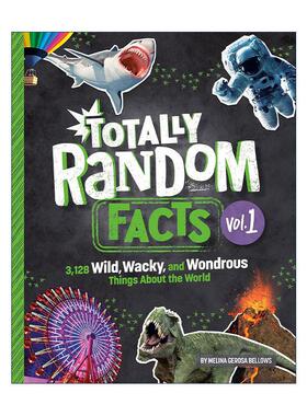 英文原版 Totally Random Facts Volume 1 完全随机的事实 卷一 儿童精装科普百科 Melina Gerosa Bellows英文版 进口英语原版书籍