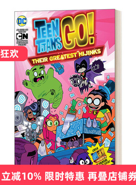 英文原版 Teen Titans Go! Their Greatest Hijinks 少年巨人们走吧 他们最大的弱点 DC漫画 英文版 进口英语原版书籍儿童全英语书