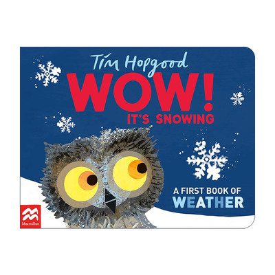 英文原版 WOW! It's Snowing 哇下雪了 儿童启蒙认知趣味绘本纸板书 英文版 进口英语原版书籍