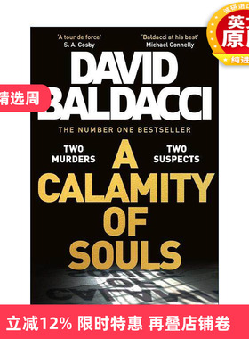 英文原版 A Calamity of Souls 灵魂之灾 惊悚悬疑推理小说 戴维·鲍尔达奇 David Baldacci 英文版 进口英语原版书籍