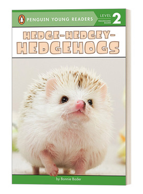 英文原版 Hedge-Hedgey-Hedgehogs-Penguin Young Readers Level 2 小刺猬 企鹅青少分级阅读2级读物 动物主题 英文版 进口英语书