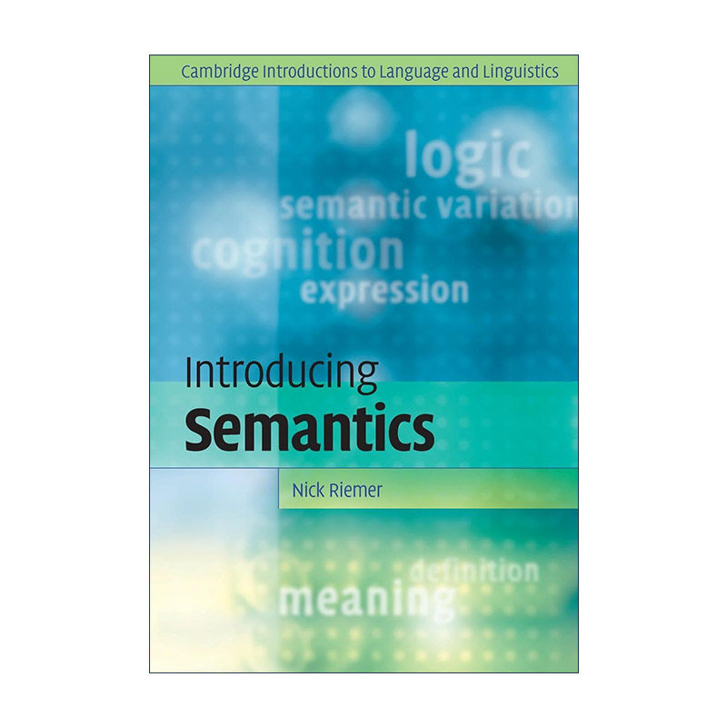 英文原版 Introducing Semantics 语义学导论 剑桥语言和语言学导论系列 英文版 进口英语原版书籍