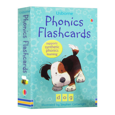 自然发音拼读卡48张 英文原版 Phonics flashcards 进口英语单词学习卡片 英文启蒙高效闪卡 英文版儿童全英语书