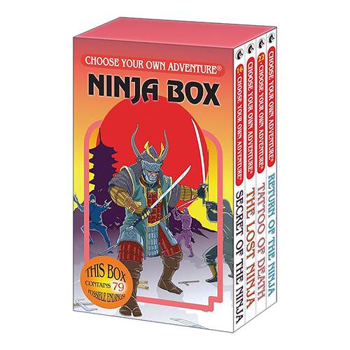 英文原版 Choose Your Own Adventure 4-Book Boxed Set Ninja Box 惊险岔路口系列 忍者盒 4册盒装套装 英文版 进口英语原版书籍