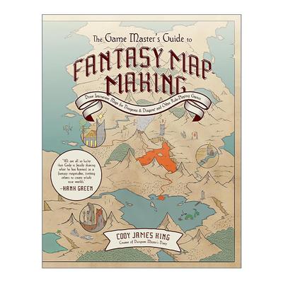 英文原版 The Game Master's Guide to Fantasy Mapmaking 游戏大师 奇幻制图指南 精装 英文版 进口英语原版书籍