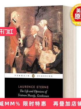 英文原版 The Life and Opinions of Tristram Shandy  Gentleman 特利斯特瑞姆 尚蒂的生平与观点 英文版 进口英语原版书籍