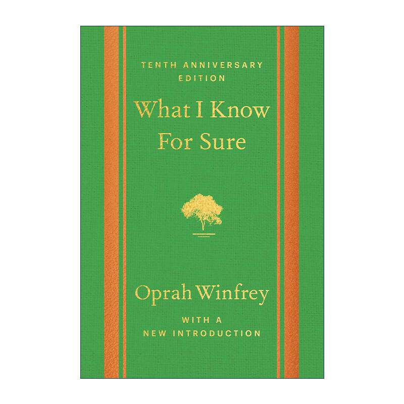 英文原版 What I Know For Sure 我坚信 关于人生 我确实知道 奥普拉&middot;温弗瑞Oprah Winfrey 10周年纪念版 精装 进口英语原版书籍