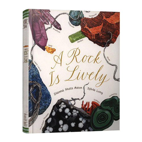 美丽成长生命科普系列 活跃的岩石 英文原版 A Rock Is Lively 岩石 如此活泼 英文版儿童英语科普绘本 百科认知读物 进口原版书籍