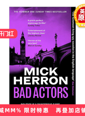 英文原版 Bad Actors 坏角色 坏演员 下等马8 流人原作小说 惊悚悬疑犯罪小说 Mick Herron 英文版 进口英语原版书籍