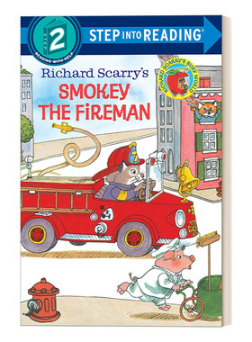 英文原版 Step Into Reading 2 - Richard Scarry's Smokey the Fireman 斯凯瑞系列 英文版 进口英语原版书籍