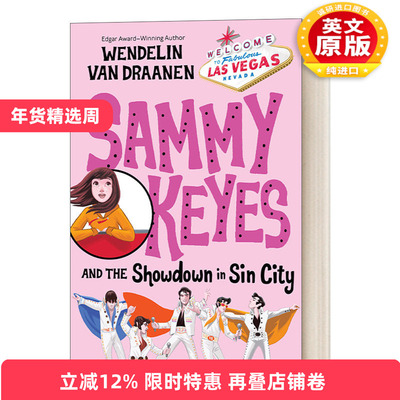 英文原版 Sammy Keyes 16 萨米凯斯系列16 罪恶罪恶之城的对决 Wendelin Van Draanen 青少年悬疑喜剧小说 英文版 进口英语原版书