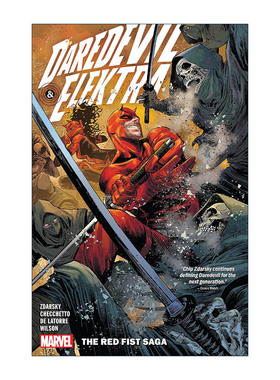 英文原版 Daredevil & Elektra By Chip Zdarsky Vol.1 The Red Fist Saga 超胆侠与艾丽卡 卷一 漫威漫画 夜魔侠进口英语原版书籍