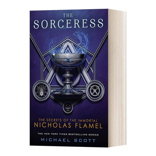 英文原版小说 The Sorceress 女魔法师 永生的尼古拉·弗莱梅的秘密3 Michael Scott 英文版 进口英语原版书籍