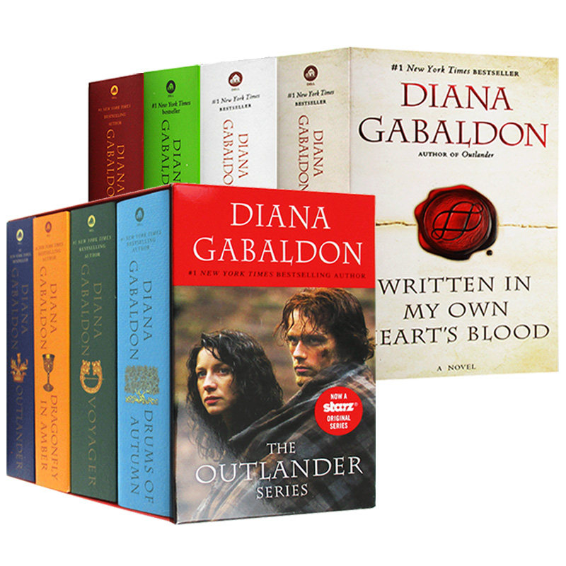 异乡人1-8册 Outlander 英文原版小说  火红十字架 呼吸在雪与灰 骨头的回声 写我心灵 外乡人 英文版 进口原版英语经典文学书籍