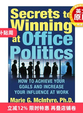 英文原版 Secrets to Winning at Office Politics 赢得办公室政治的秘诀 英文版 进口英语原版书籍