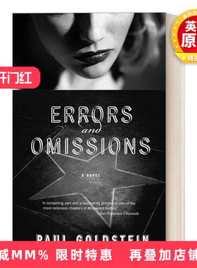 英文原版 Errors and Omissions Michael Seeley Mystery 01迈克尔·瑟雷之谜1 误差与遗漏 惊悚悬疑小说 Paul Goldstein 进口书籍