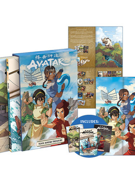 英文原版 Avatar The Last Airbender Team Avatar Treasury Boxed Set 降世神通漫画 盒装收藏版 英文版 进口英语原版书籍