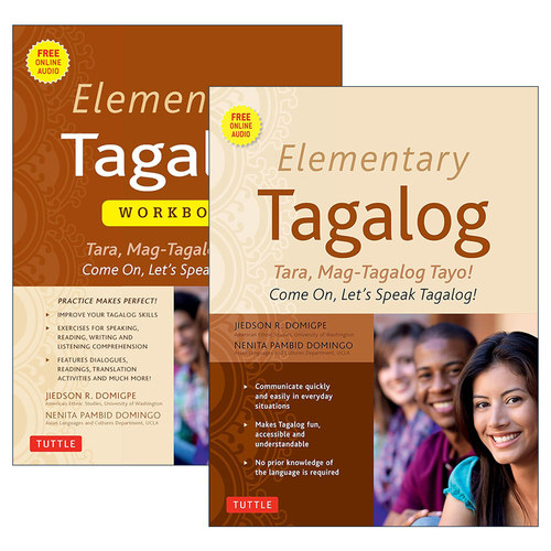 原版 Elementary Tagalog初级菲律宾语系列 套装2册 初级菲律宾语教程+练习册 英文版 进口原版书籍