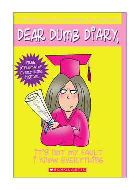 英文原版 Dear Dumb Diary 8: It's Not My Fault I Know Everything 呆呆日记/傻丫头日记8 英文版 进口英语原版书籍