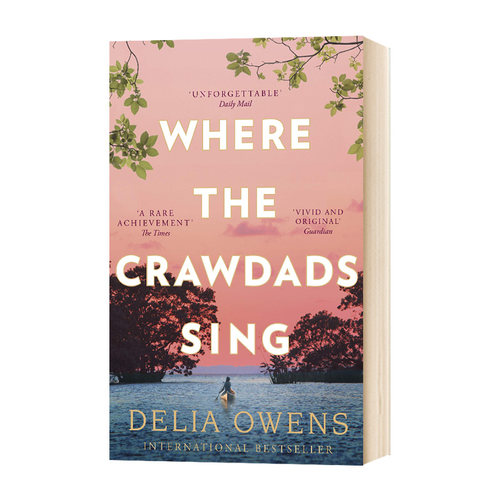 蝲蛄吟唱的地方 英文原版小说 Where the Crawdads Sing 爬行动物歌唱之地 Delia Owens 成长 自然 英文版进口原版英语书籍