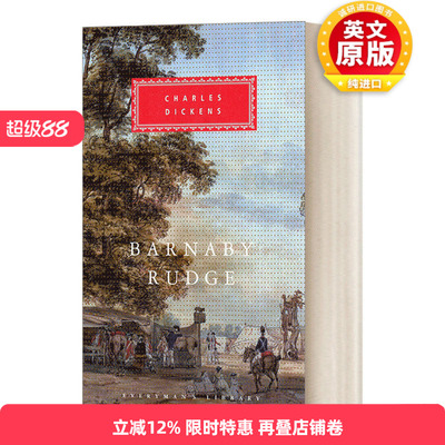 英文原版 Barnaby Rudge 巴纳比·拉奇 查尔斯·狄更斯 Everyman精装收藏版 英文版 进口英语原版书籍