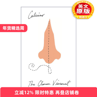 英文原版小说 The Cloven Viscount 分成两半的子爵 卡尔维诺 英文版 进口英语原版书籍