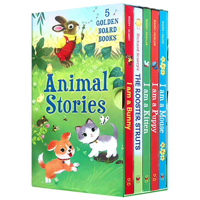 我是一只兔子系列纸板书5册盒装