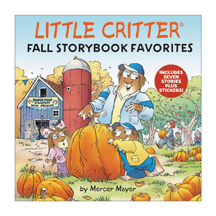 进口英语原版 Fall 精装 带贴纸 Storybook Critter Favorites 小怪物7个故事集 英文原版 书籍 英文版 Little