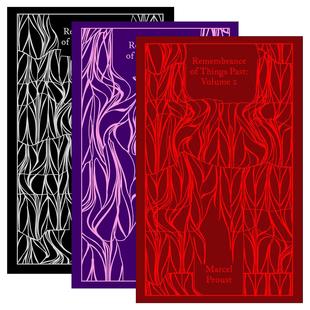 英文版 书籍 Things 普鲁斯特 企鹅精装 追忆似水年华系列3册 Past 进口英语原版 英文原版 布纹经典 Remembrance