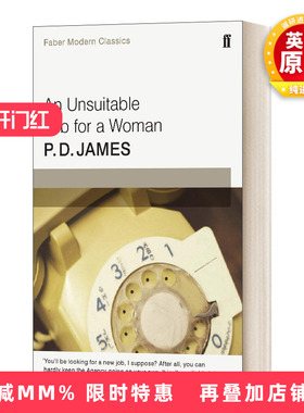 英文原版 An Unsuitable Job for a Woman 一份不适合女人的工作 PD詹姆斯侦探推理小说 英文版 进口英语原版书籍