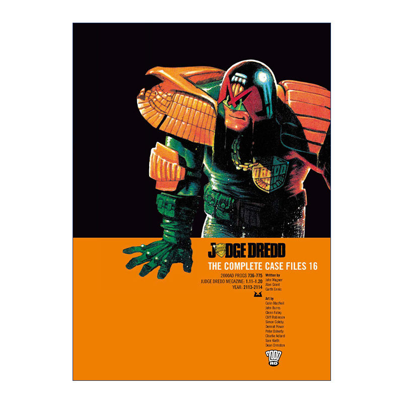 英文原版 Judge Dredd Case File 16 特警判官 漫画合集16 英文版 进口英语原版书籍