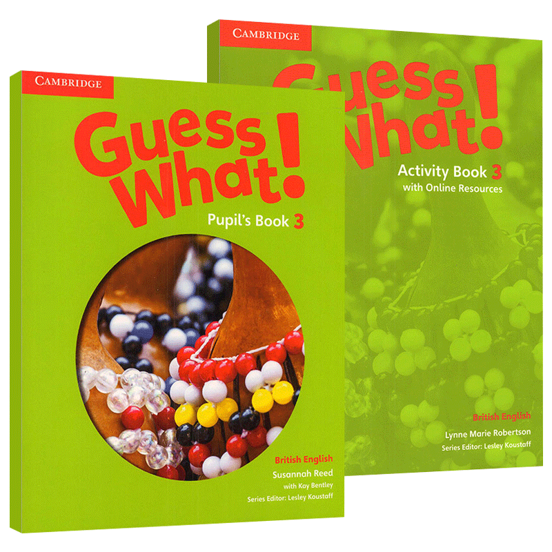 剑桥少儿英语教材3级别 英文原版 Guess What Level 3 Pupil's Book 学生套装小学三年级主课本练习册 cambridge 英文版原版书籍